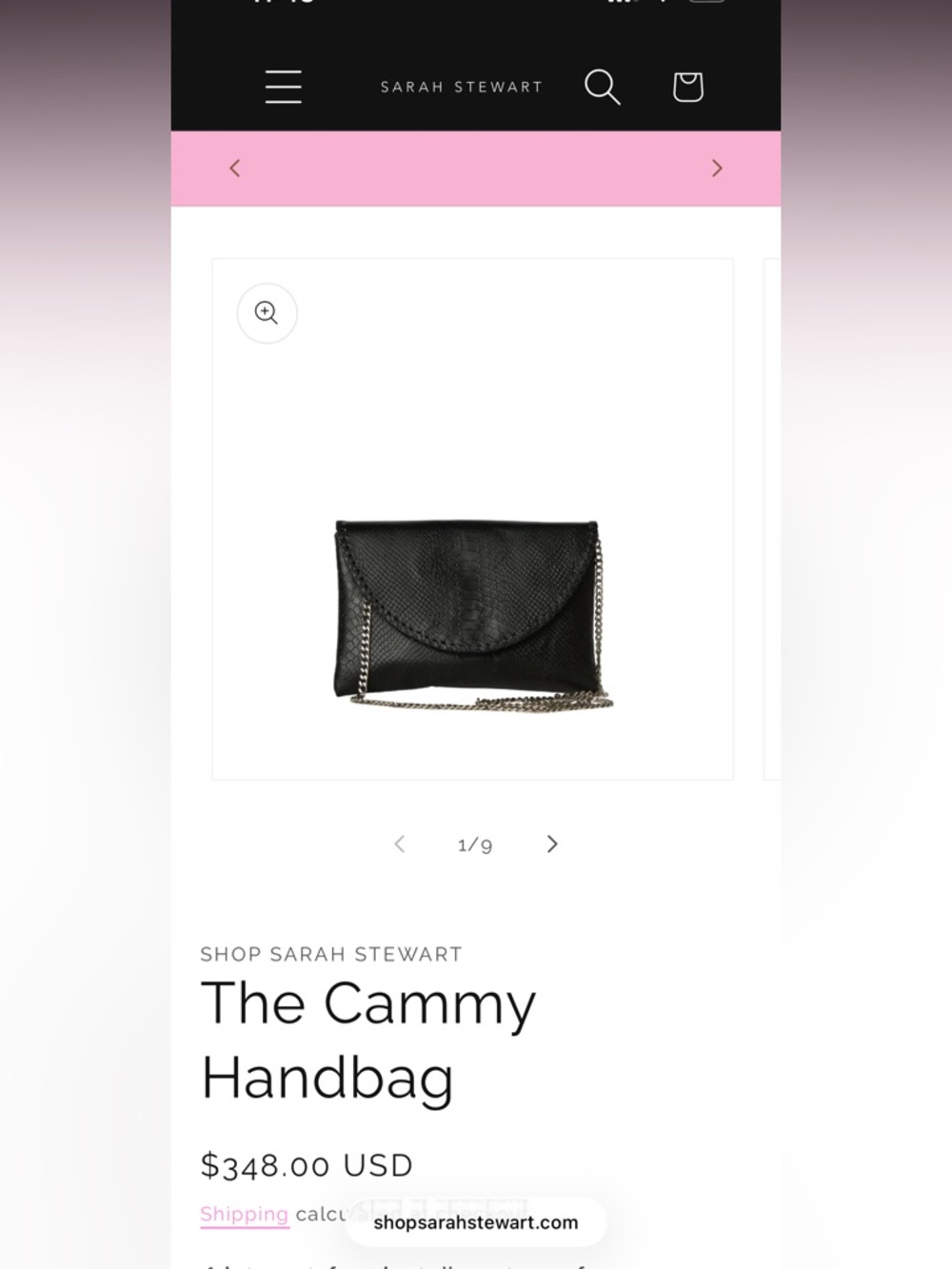 Sarah Stewart Envelope Clutch - Forest Python - Picture 10 of 10